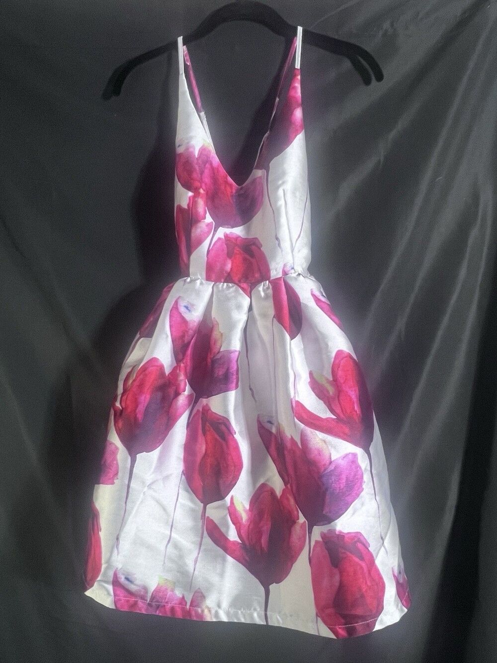 L'Atiste Floral Mini Dress Cocktail Party Summer Wedding Guest Date Sun Dress S